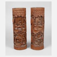 Paar große Pinselbecher111