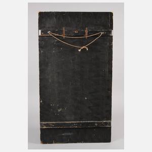 Paar intarsierte Wandpaneele