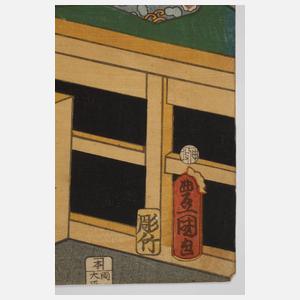 Farbholzschnitt Utagawa Kunisada