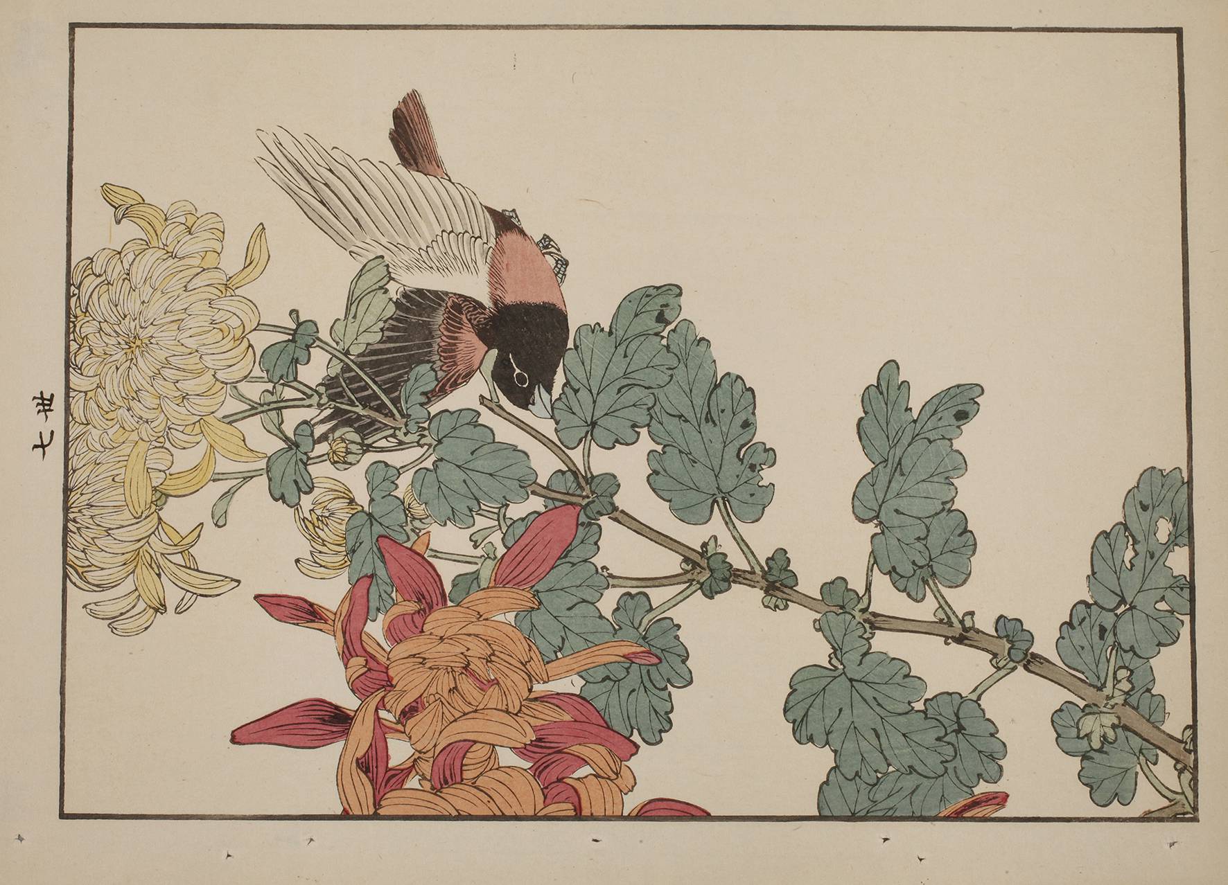 Farbholzschnitt Japan