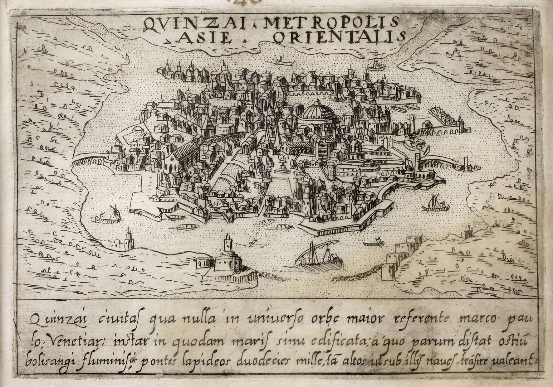 Blick auf die Stadt Hangzhou