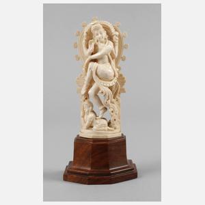 Elfenbeinschnitzerei Nataraja