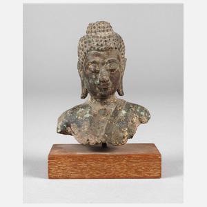 Bronzefragment Buddha
