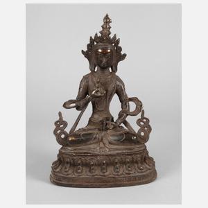 Bronzeplastik Vajrasattva