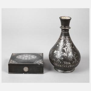 Schatulle und Vase Persien