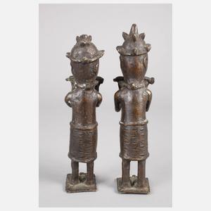 Paar figürliche Plastiken