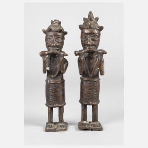 Paar figürliche Plastiken