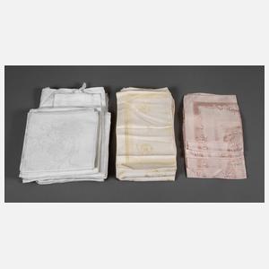 Konvolut Tischwäsche