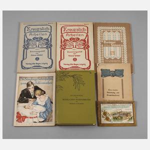 Bücherkonvolut häusliche Hand- und Kunstarbeiten