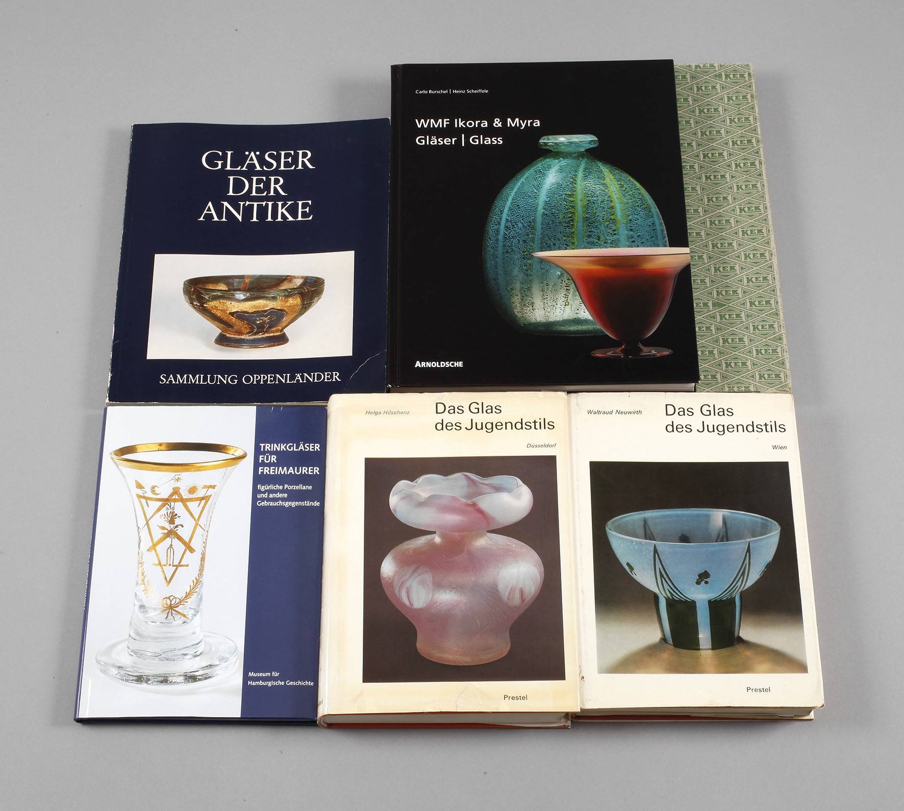 Konvolut Fachbücher Gläser