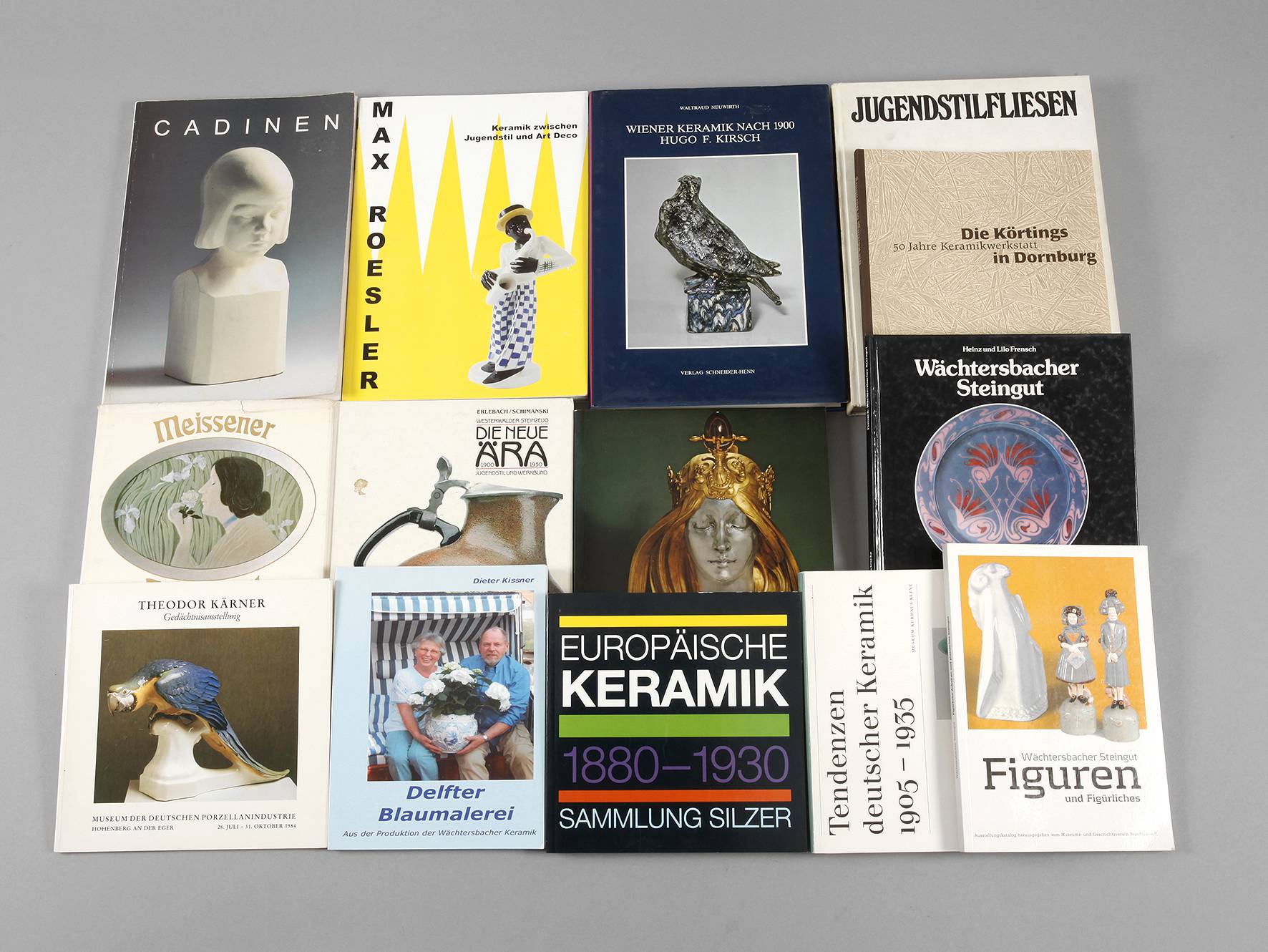 Konvolut Fachbücher Keramik/Porzellan-Kunst