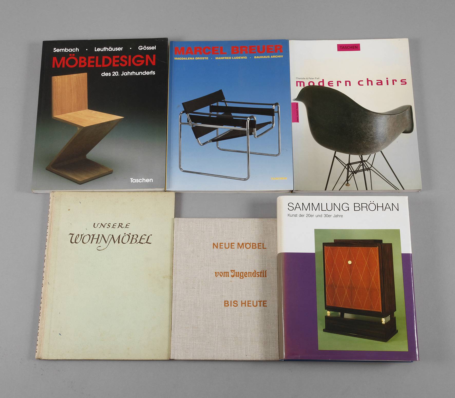 Konvolut Fachliteratur Möbel