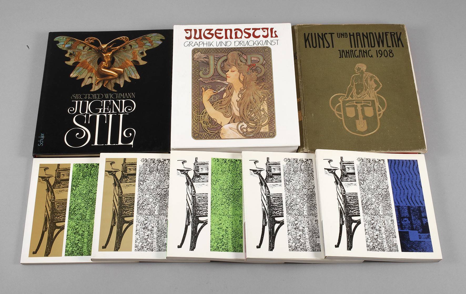Konvolut Fachbücher Jugendstil
