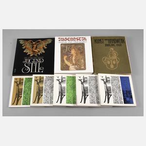 Konvolut Fachbücher Jugendstil