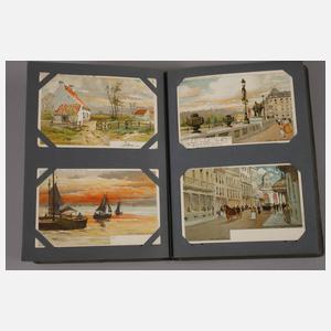 Ansichtskartenalbum Belgien