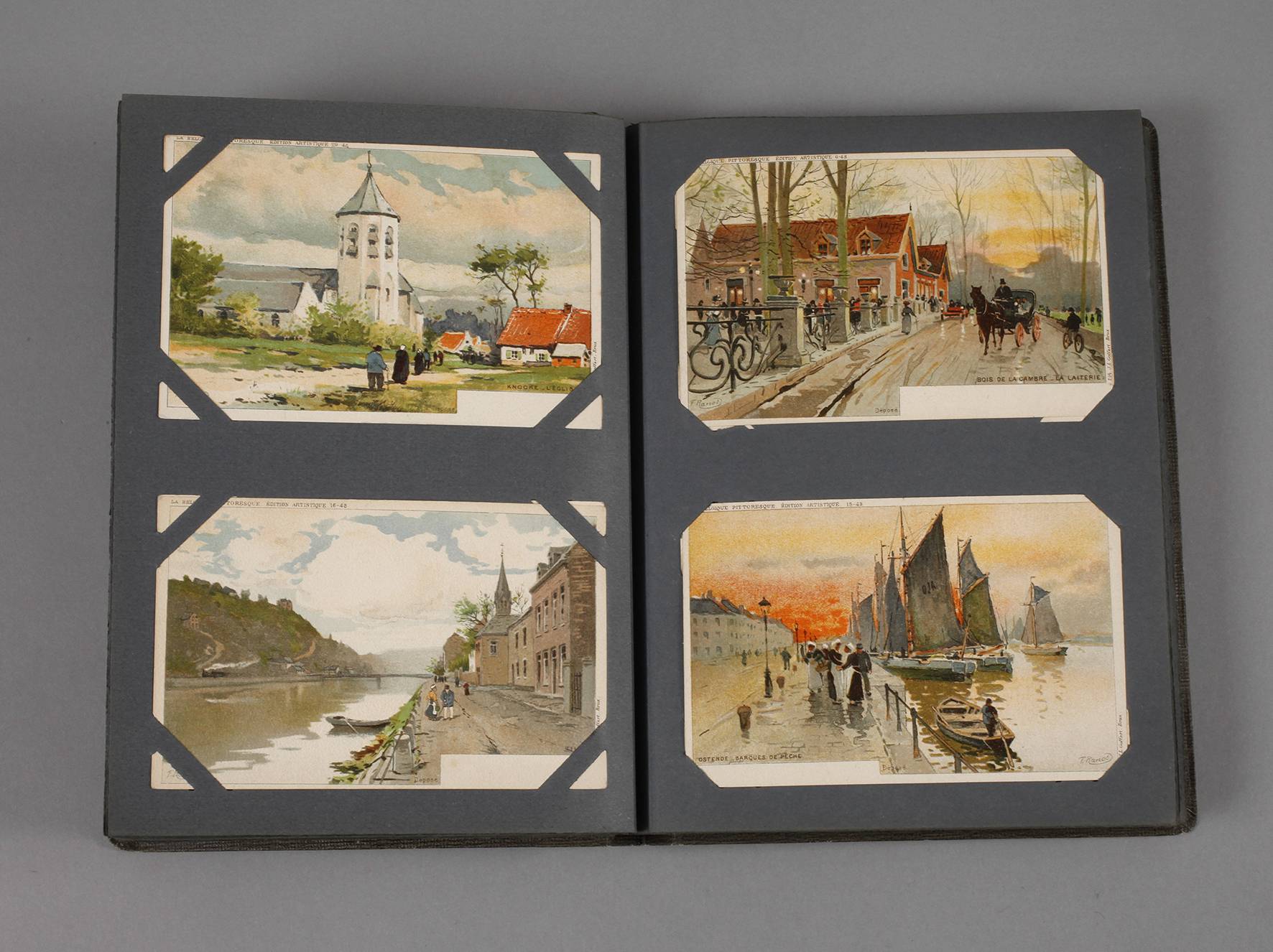 Ansichtskartenalbum Belgien