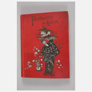 Ansichtskartenalbum mit asiatischem Deckelmotiv