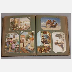 Paar Postkartenalben