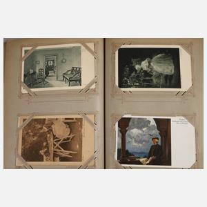 Paar Postkartenalben