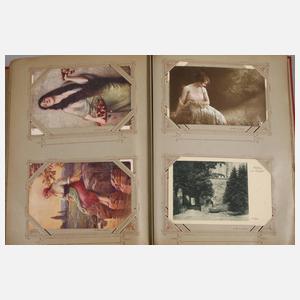 Paar Postkartenalben