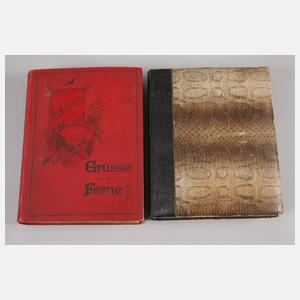 Paar Postkartenalben