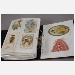 Sammlung Anlasskarten um 1900