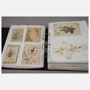 Sammlung Anlasskarten um 1900