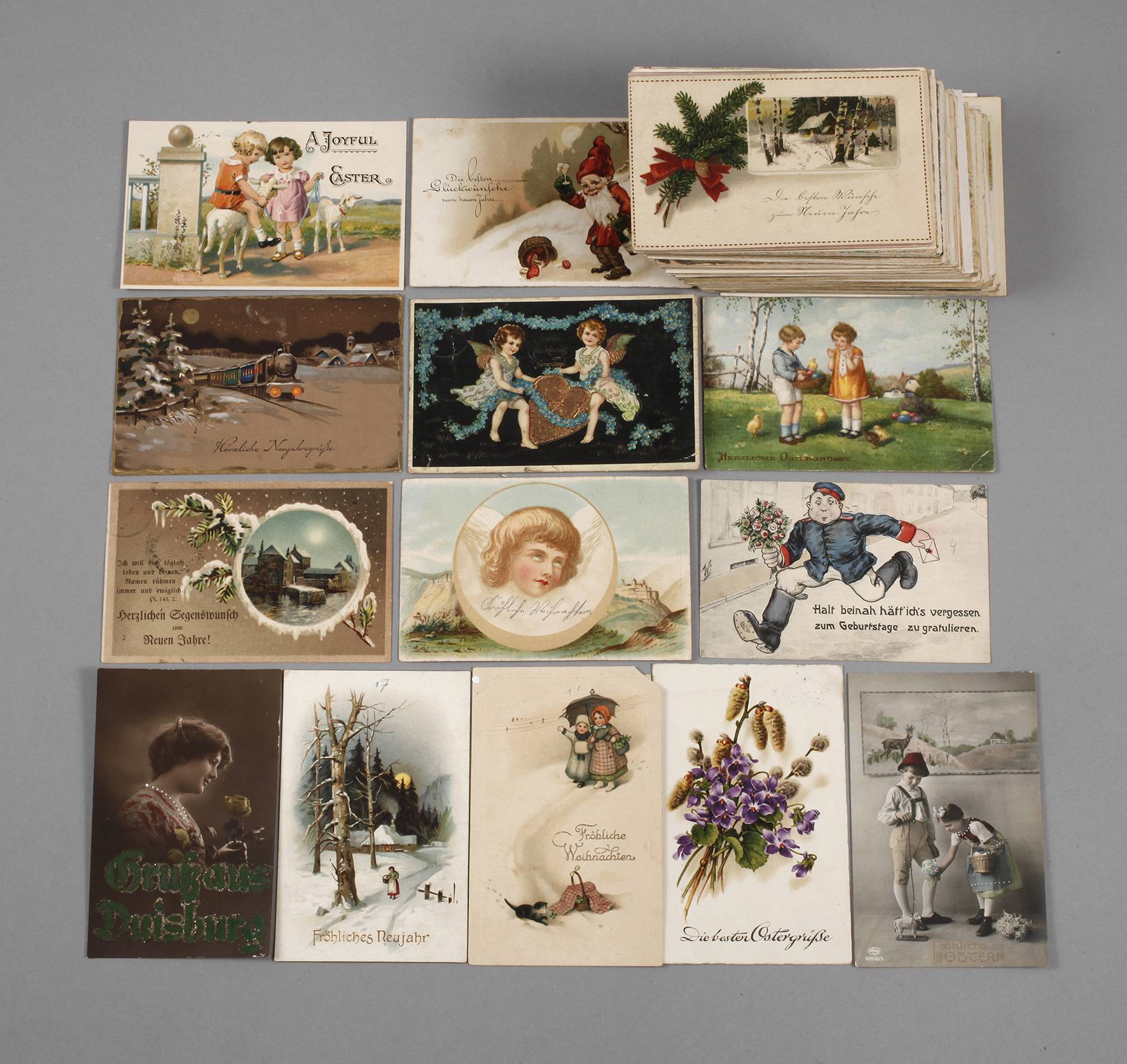 Konvolut Glückwunschkarten