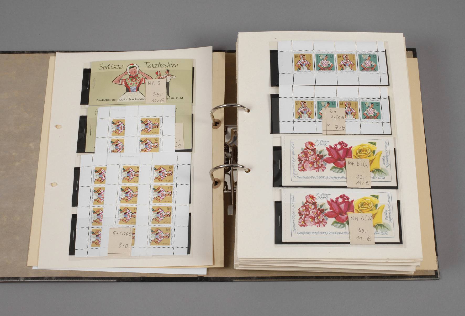 Briefmarkensammlung DDR, SM-Heftchen