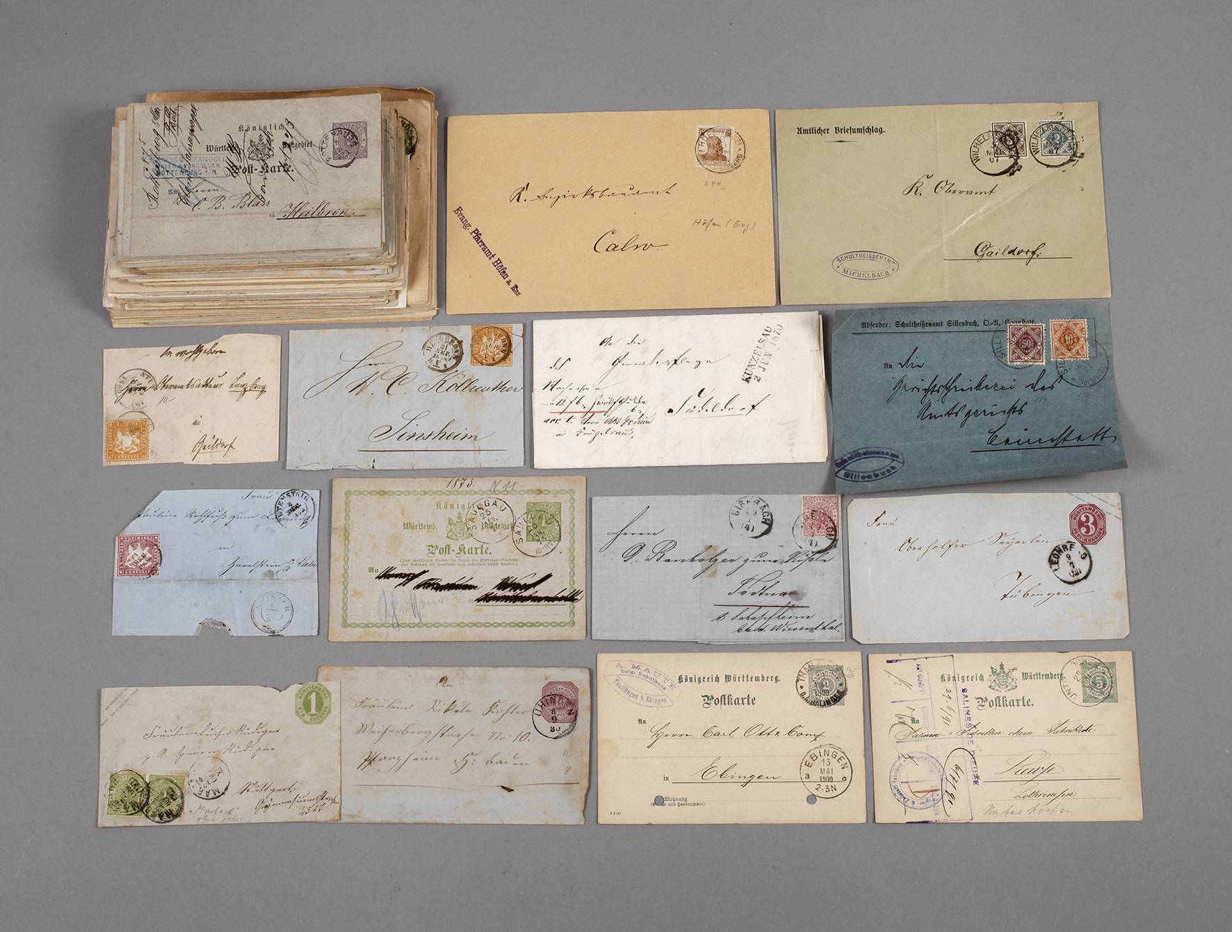 Belege Alt-Württemberg