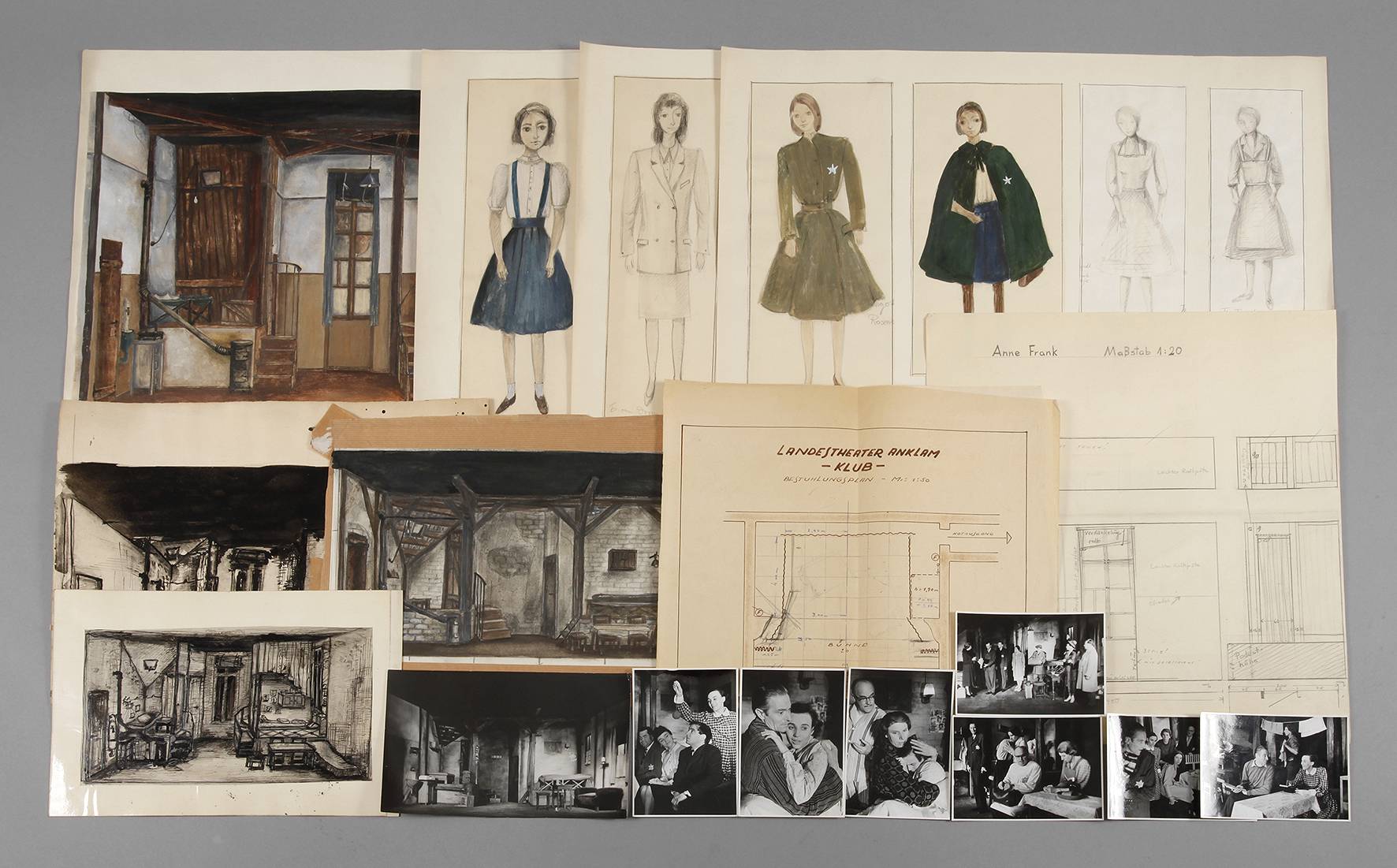 Theaterkonvolut ”Das Tagebuch der Anne Frank”
