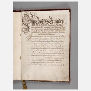 Herzog Moritz Wilhelm von Sachsen-Merseburg, Verordnung