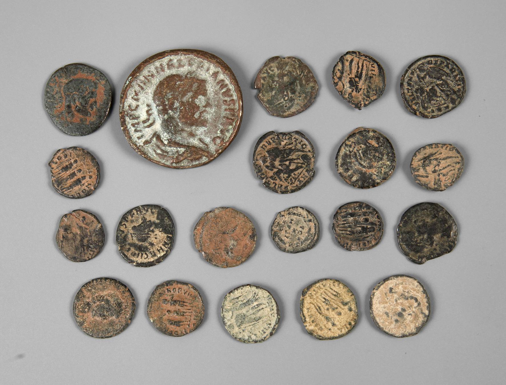 Konvolut spätantike Münzen