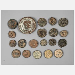 Konvolut spätantike Münzen