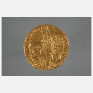 Doppeldukat Sachsen auf das Vikariat 1657