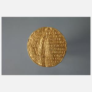 Doppeldukat Sachsen auf das Vikariat 1657