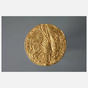 Doppeldukat Sachsen auf das Vikariat 1657