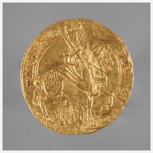 Doppeldukat Sachsen auf das Vikariat 1657