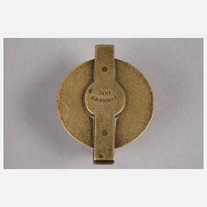 Münzwaage und Bechergewichtssatz