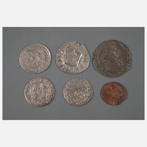 Konvolut Kleinmünzen Polen-Litauen 16. bis 18. Jh.