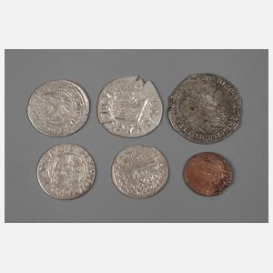 Konvolut Kleinmünzen Polen-Litauen 16. bis 18. Jh.