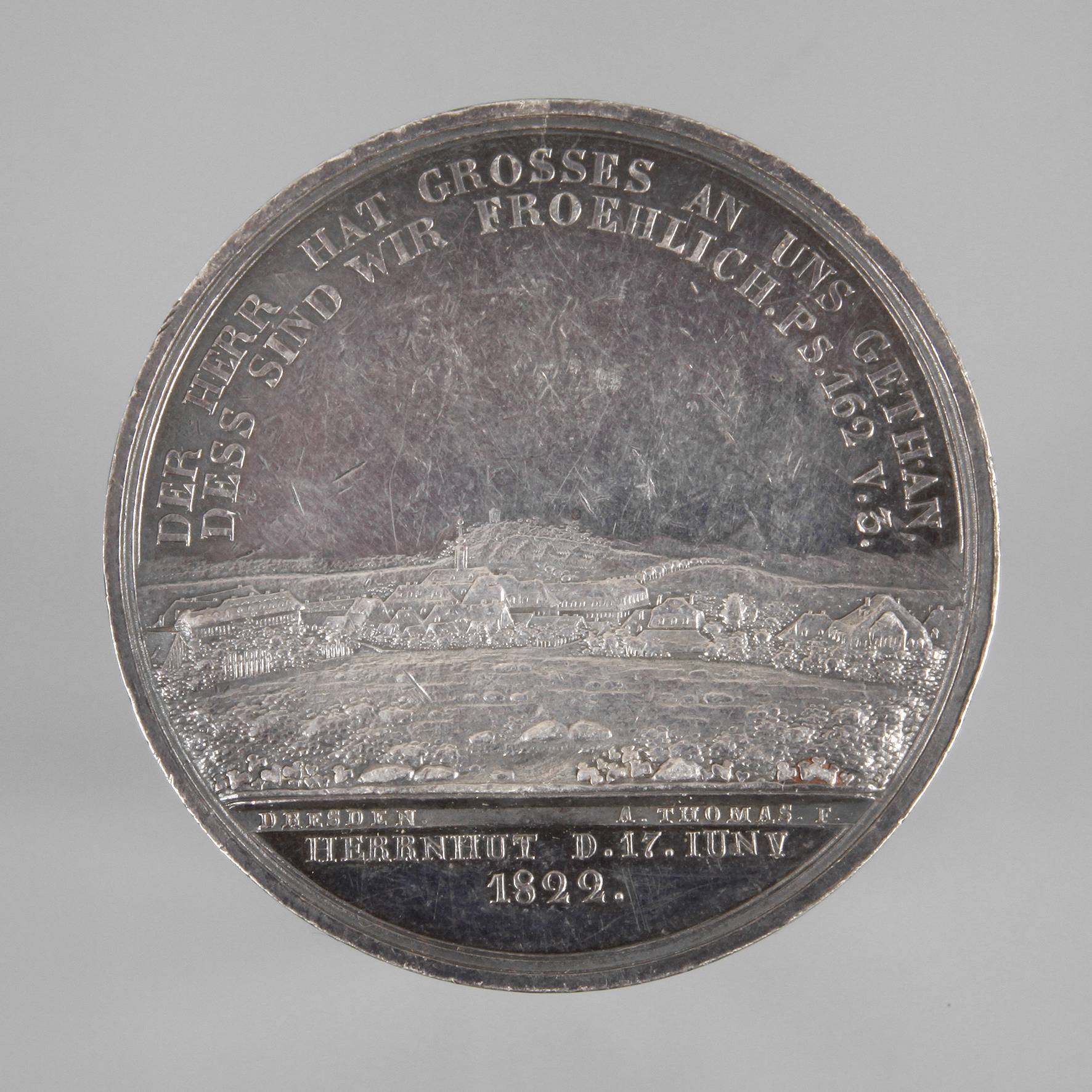 Medaille Herrnhut 1822