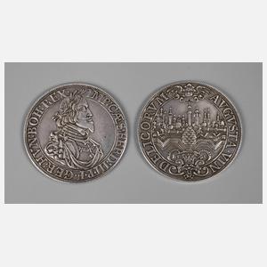 Schraubtaler Augsburg 1641