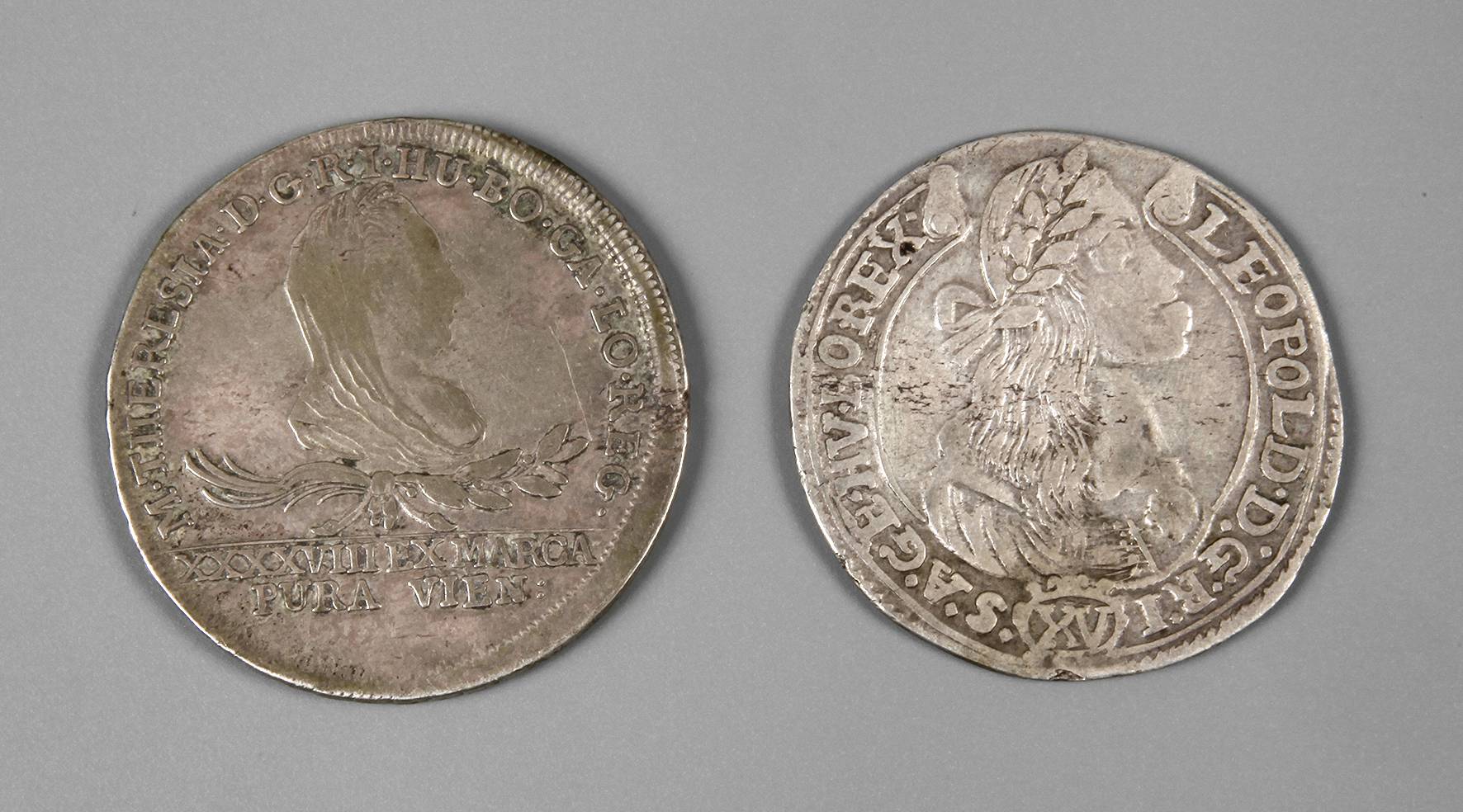Zwei Münzen Habsburg