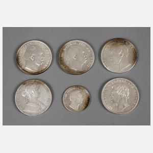 Konvolut Münzen Altdeutschland