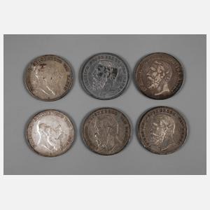 Konvolut 5 Mark Baden