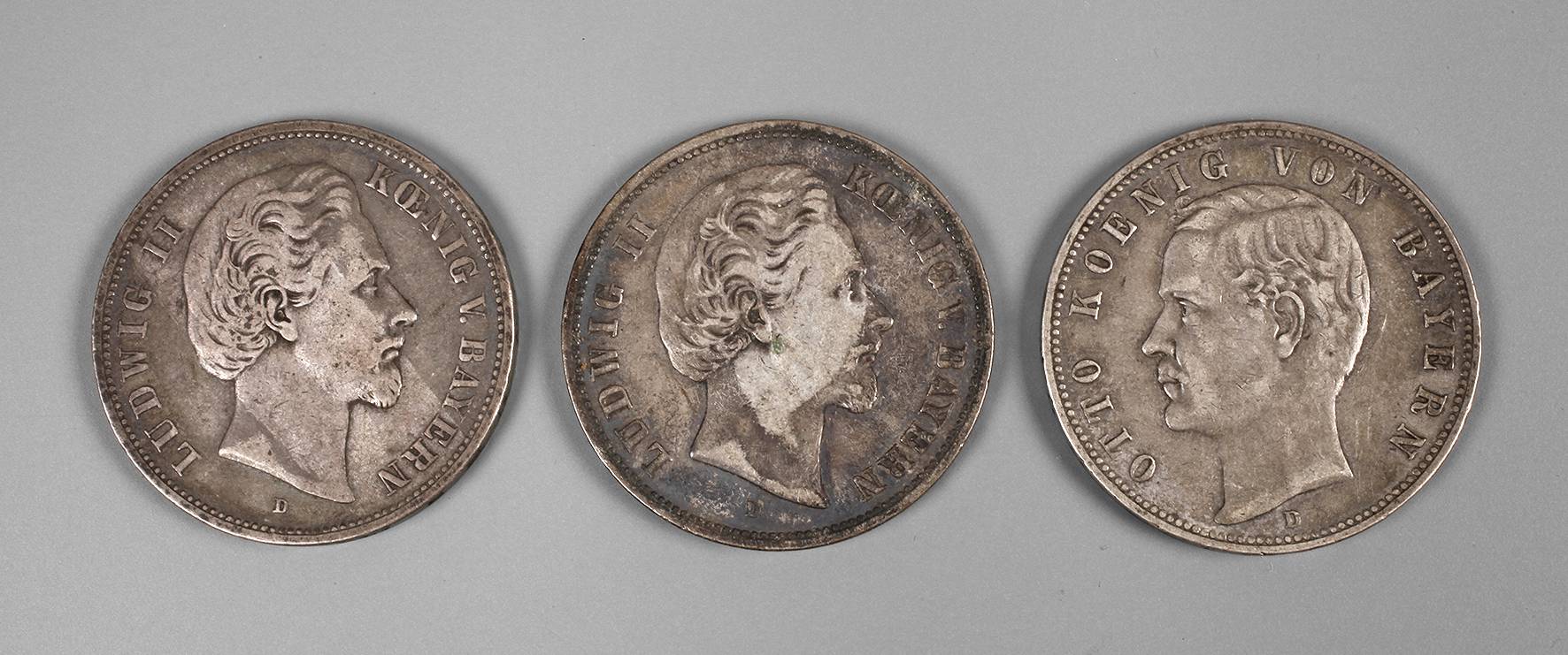 Konvolut 5 Mark Bayern