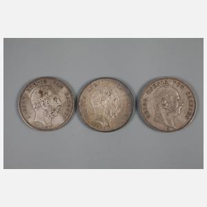 Konvolut 5 Mark Sachsen