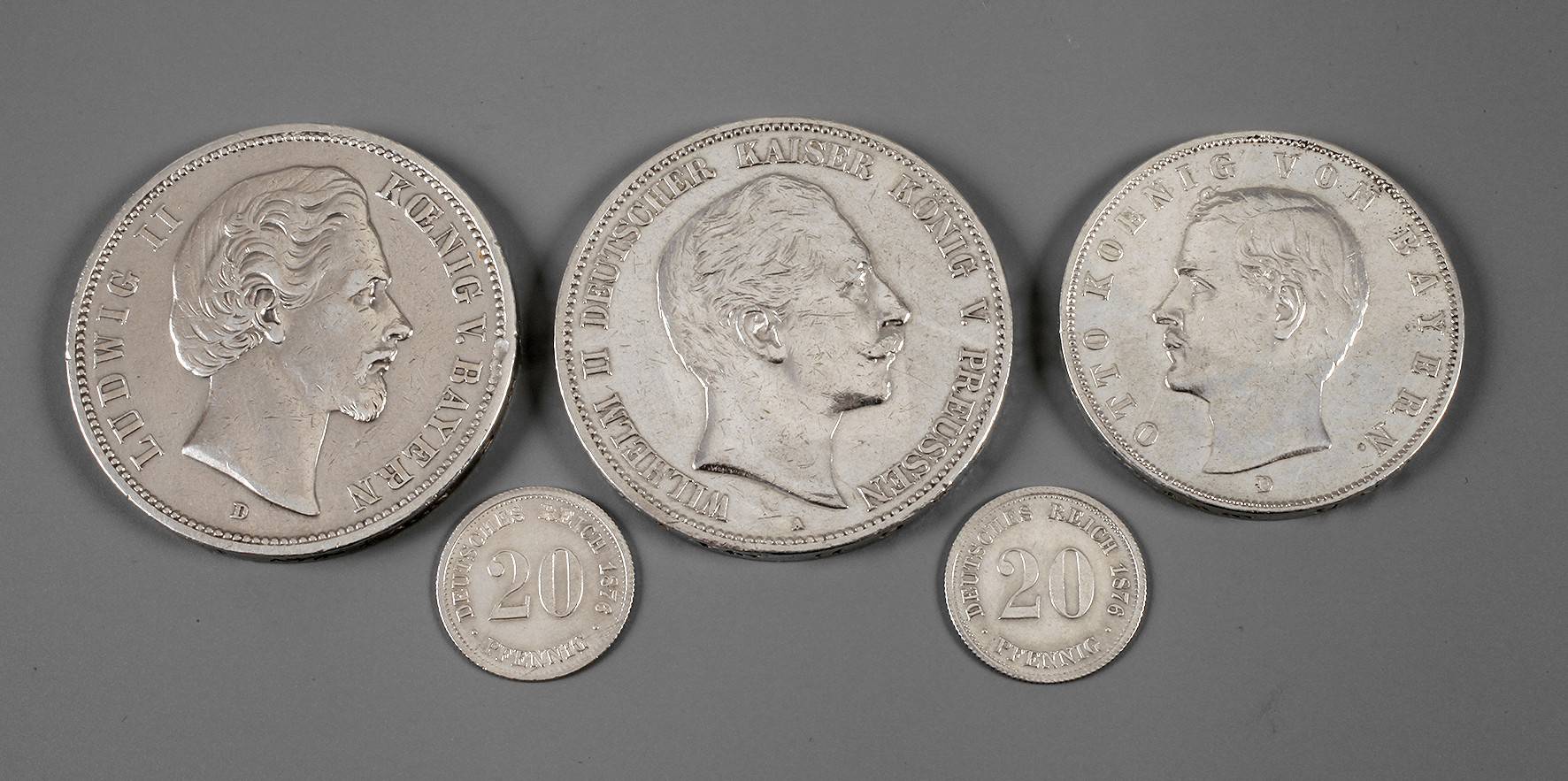 Konvolut Münzen Kaiserreich