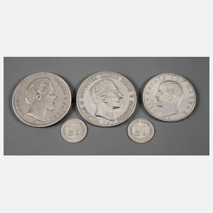 Konvolut Münzen Kaiserreich